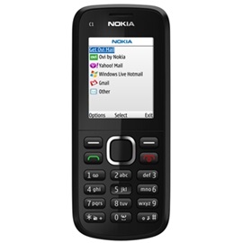 Nokia C1-02; ČERNÁ