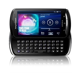 Sony Ericsson Xperia pro; ČERNÁ