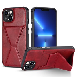 Kožený kryt pro Apple iPhone 6, 7, 8  Bordó